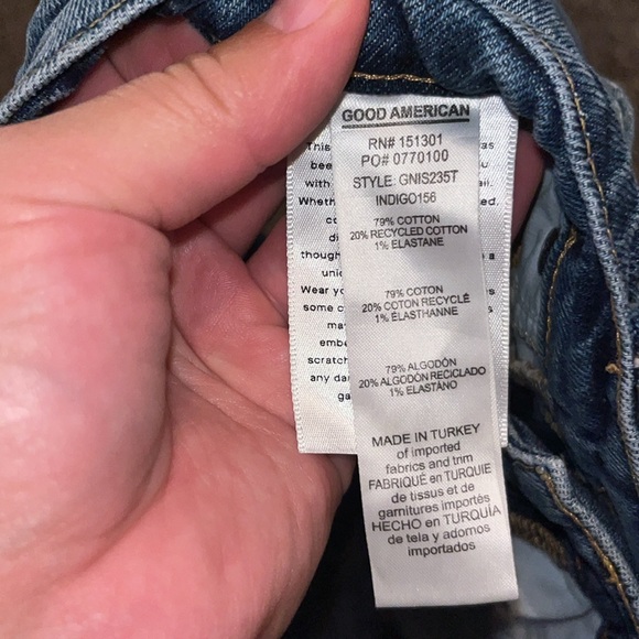 Good American denim jean shorts size 4/27 - Picture 4 of 7